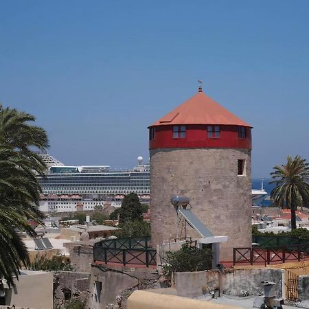 A Medieval Windmill Tower With Magnificent View Rhodes City 외부 사진
