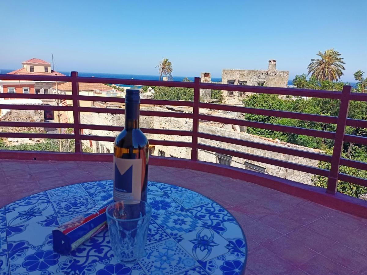 A Medieval Windmill Tower With Magnificent View Rhodes City 외부 사진