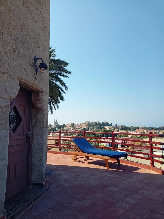 A Medieval Windmill Tower With Magnificent View Rhodes City 외부 사진